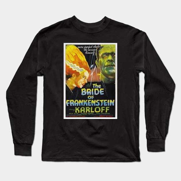 Bride of Frankenstein (1935) 1 Long Sleeve T-Shirt by GardenOfNightmares